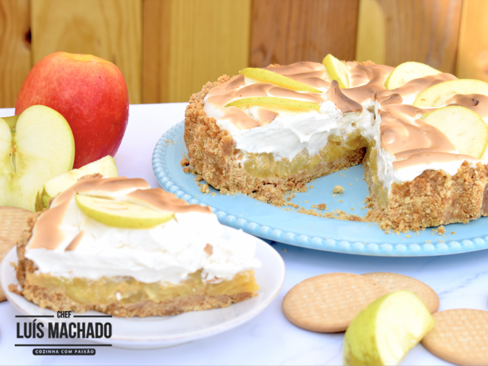 Tarte de maçã merengada
