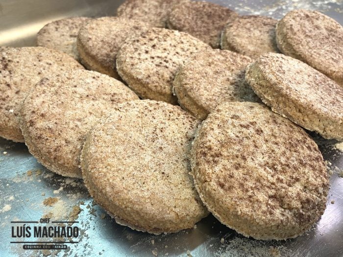 Bolachas americanas de canela