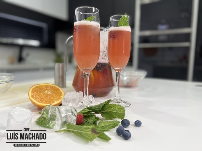 Sangria de frutos vermelhos