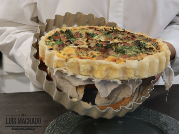 Quiche de salsicha
