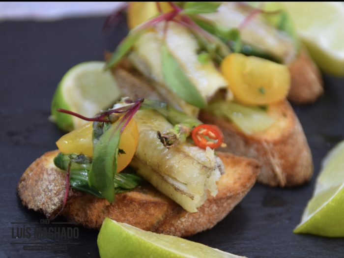 Tapas de peixe rei