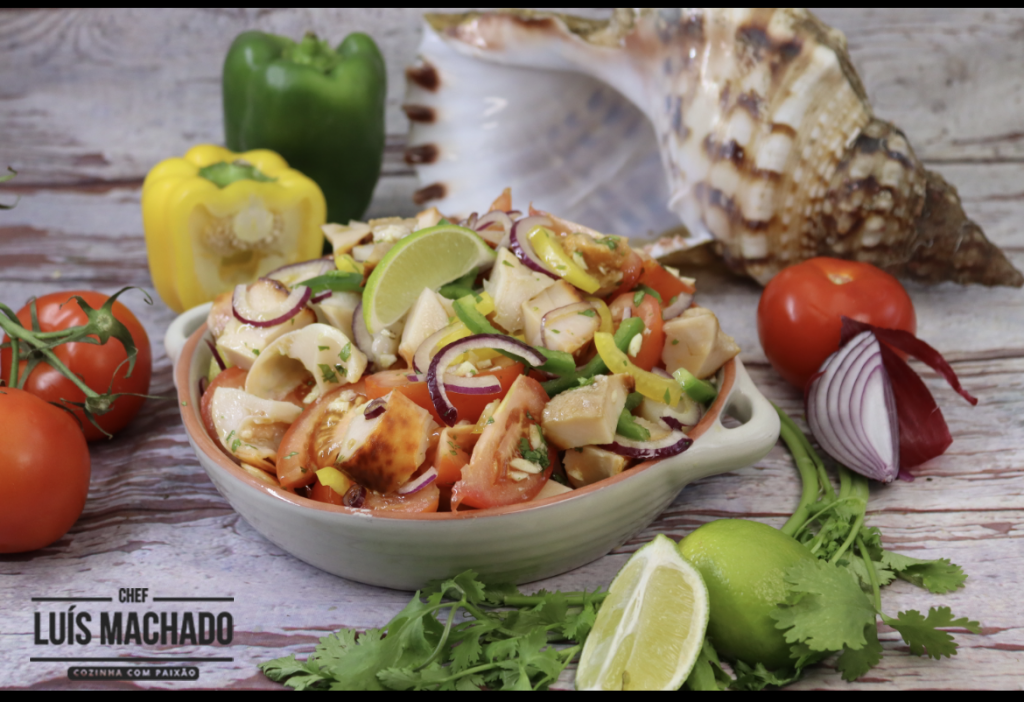 Salada de buzina Chef Luís Machado