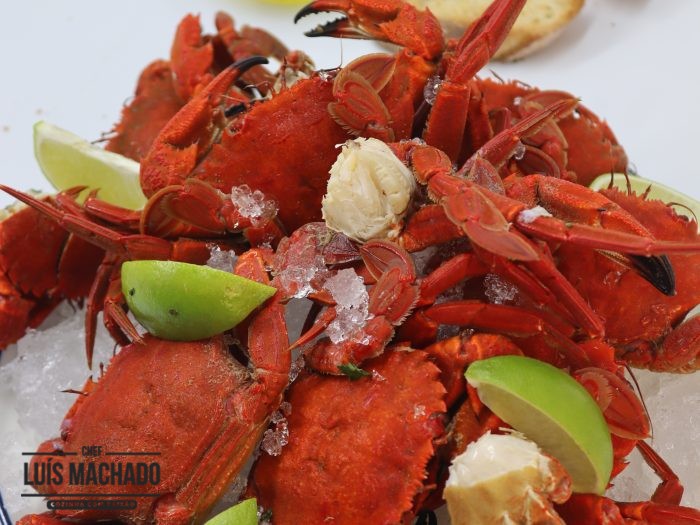 Navalheira com azeite picante